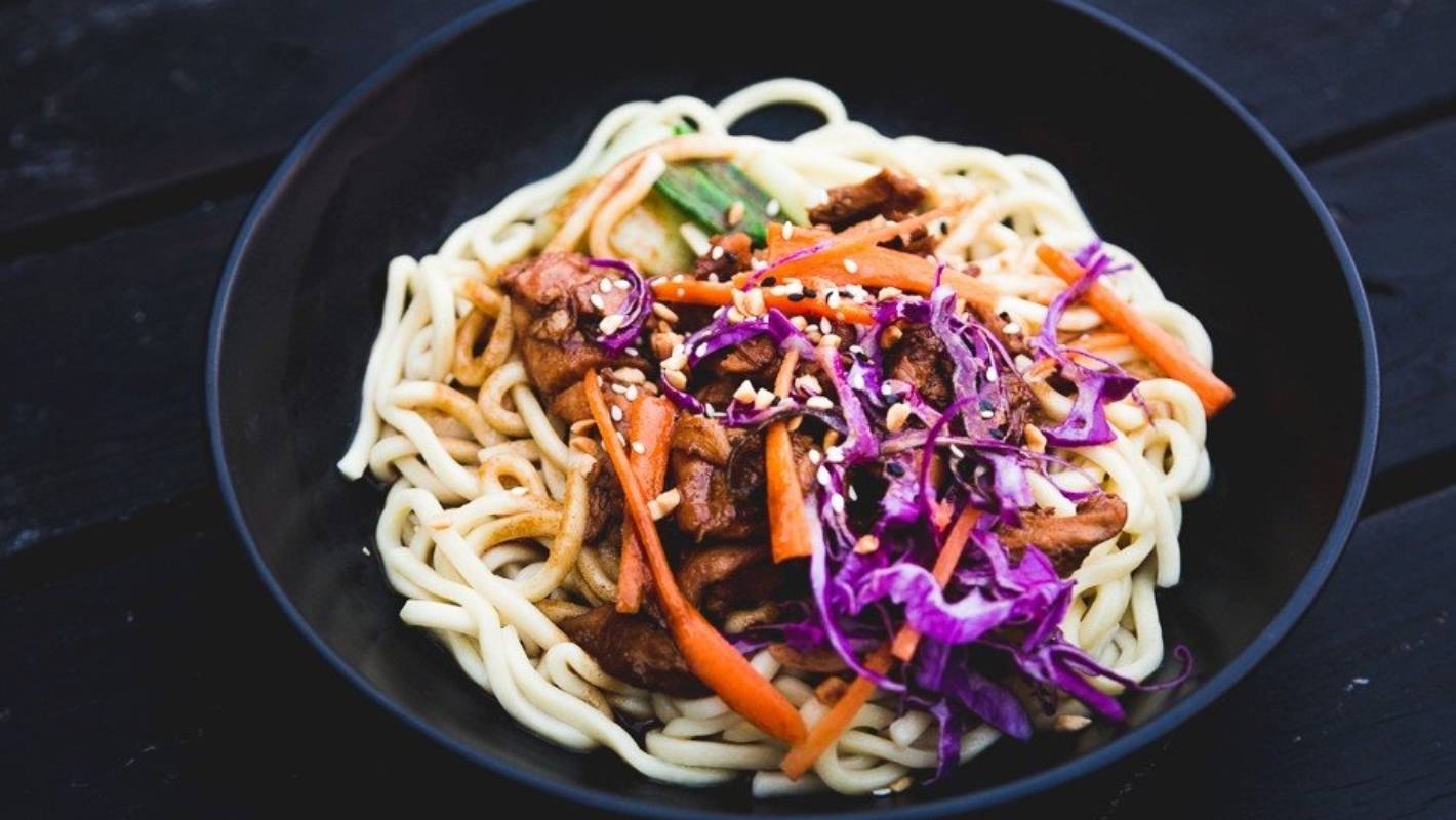 Noodles with Soy and Sesame Chicken